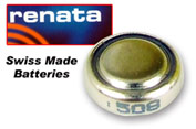 Battery replacement. Swiss made  batteries RENATA
